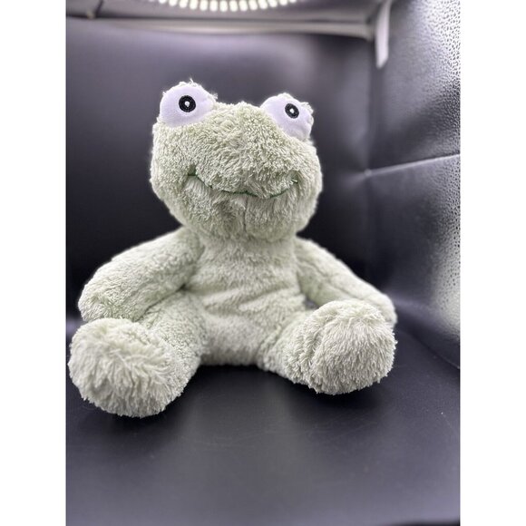 b. Boutique By Evergreen Stuffed Animal Frog Cloud Blanket Plush Rare Baby Gift - Picture 12 of 16